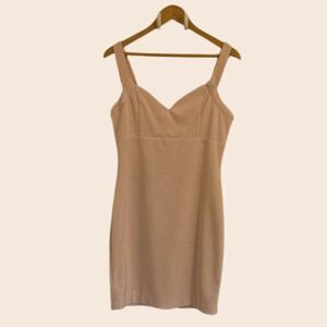 Guess Pastel Pink Bodycon Mini Dress Size Large